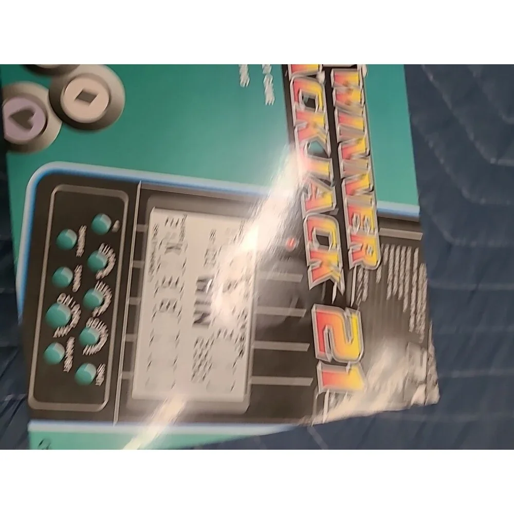 Vintage New Radica Pocket Winner Blackjack 21 Electronic Handheld Game